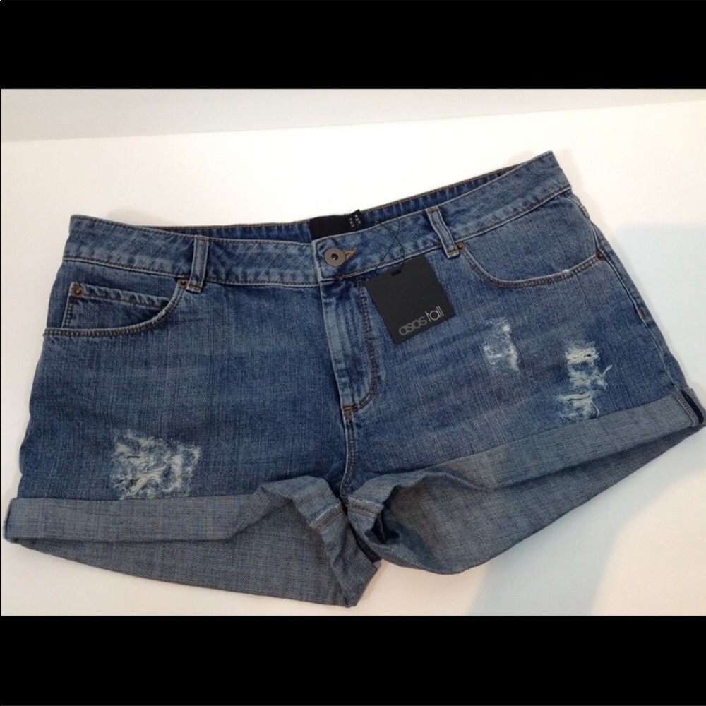 ASOS Tall denim shorts NWT